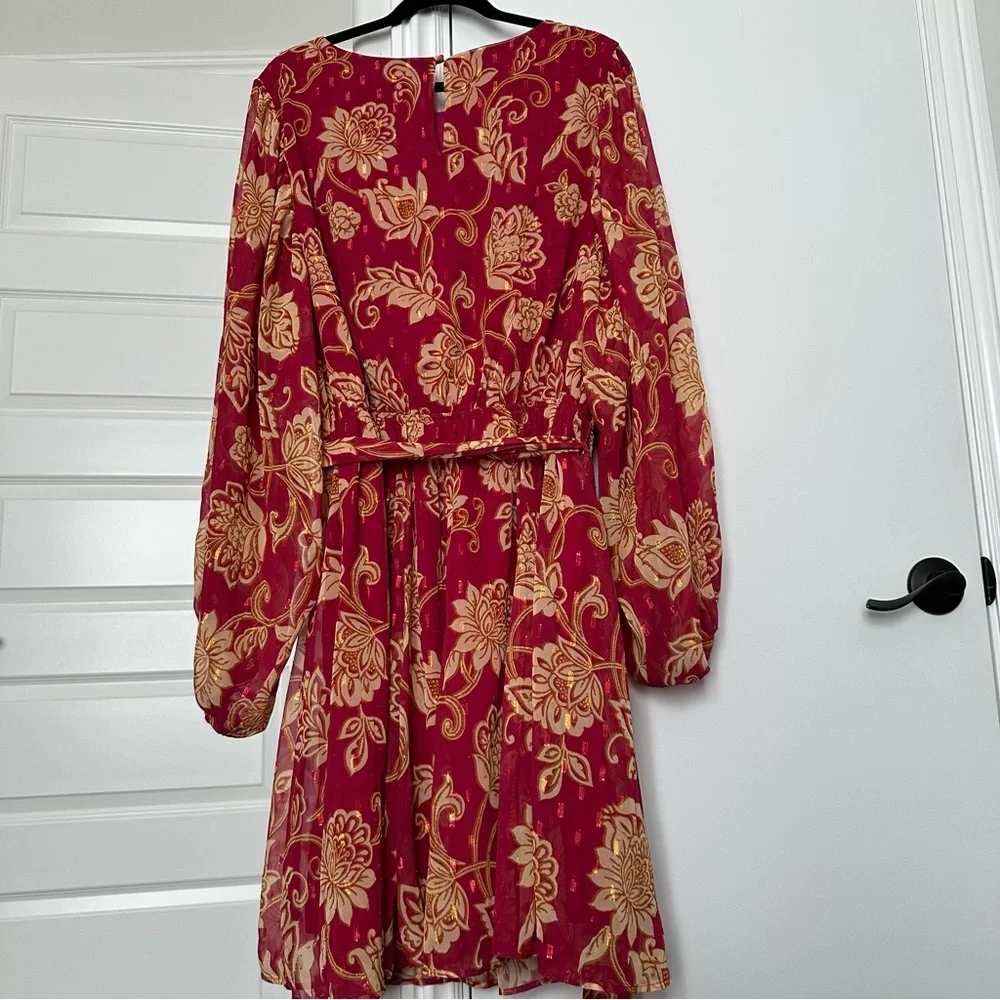 Flying Tomato ONE THAT GOT AWAY WOVEN MINI DRESS Size 2X - Picture 8 of 10